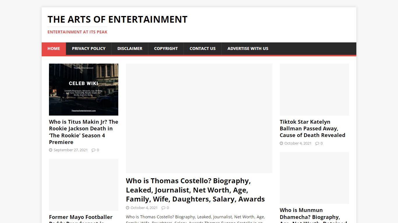 Bradley James Allan Cause of Death - The Arts of Entertainment